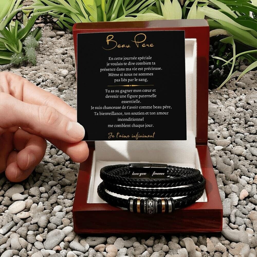 Cadeau Pour Beau Pere - Pour Lui - Beau Papa - Bracelet Pour Homme