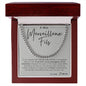 Collier pour Fils en Acier Inoxydable - Cadeau De Maman