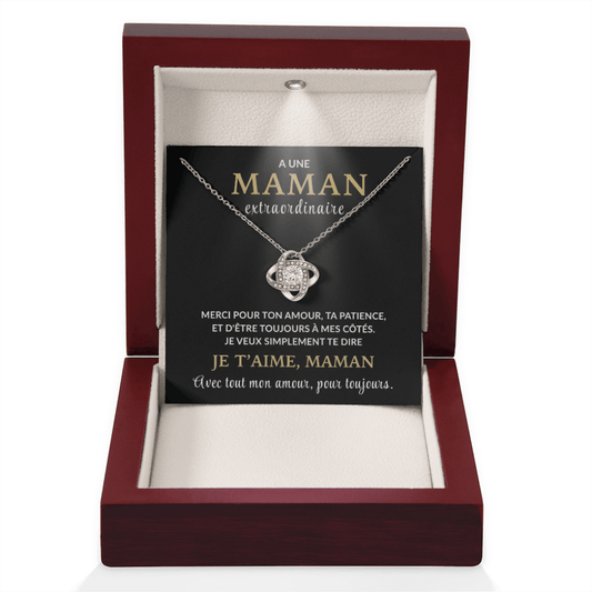 collier pour maman avec message je taime maman cadeau fete des meres