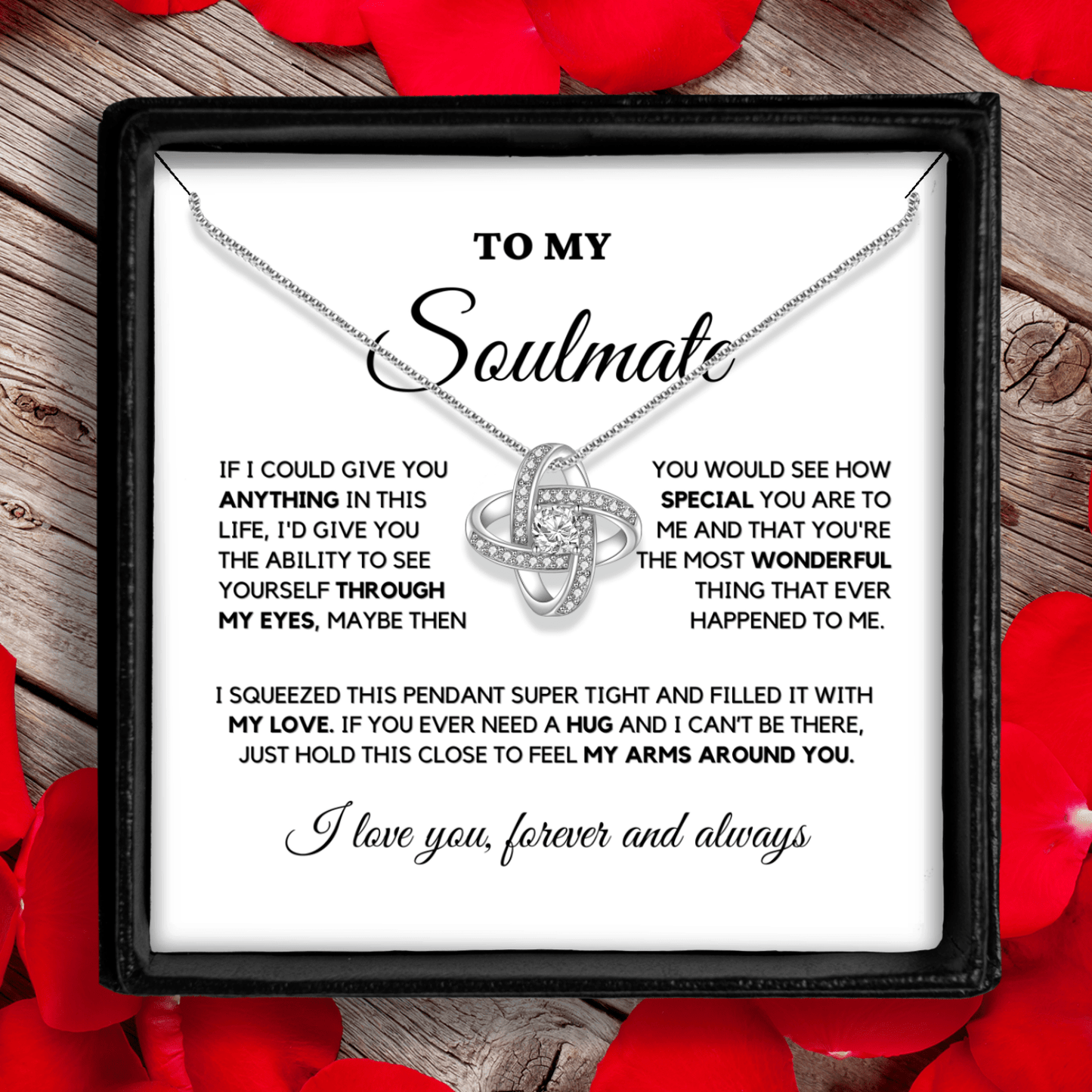 To My Soulmate Necklace | Love Forever And Always