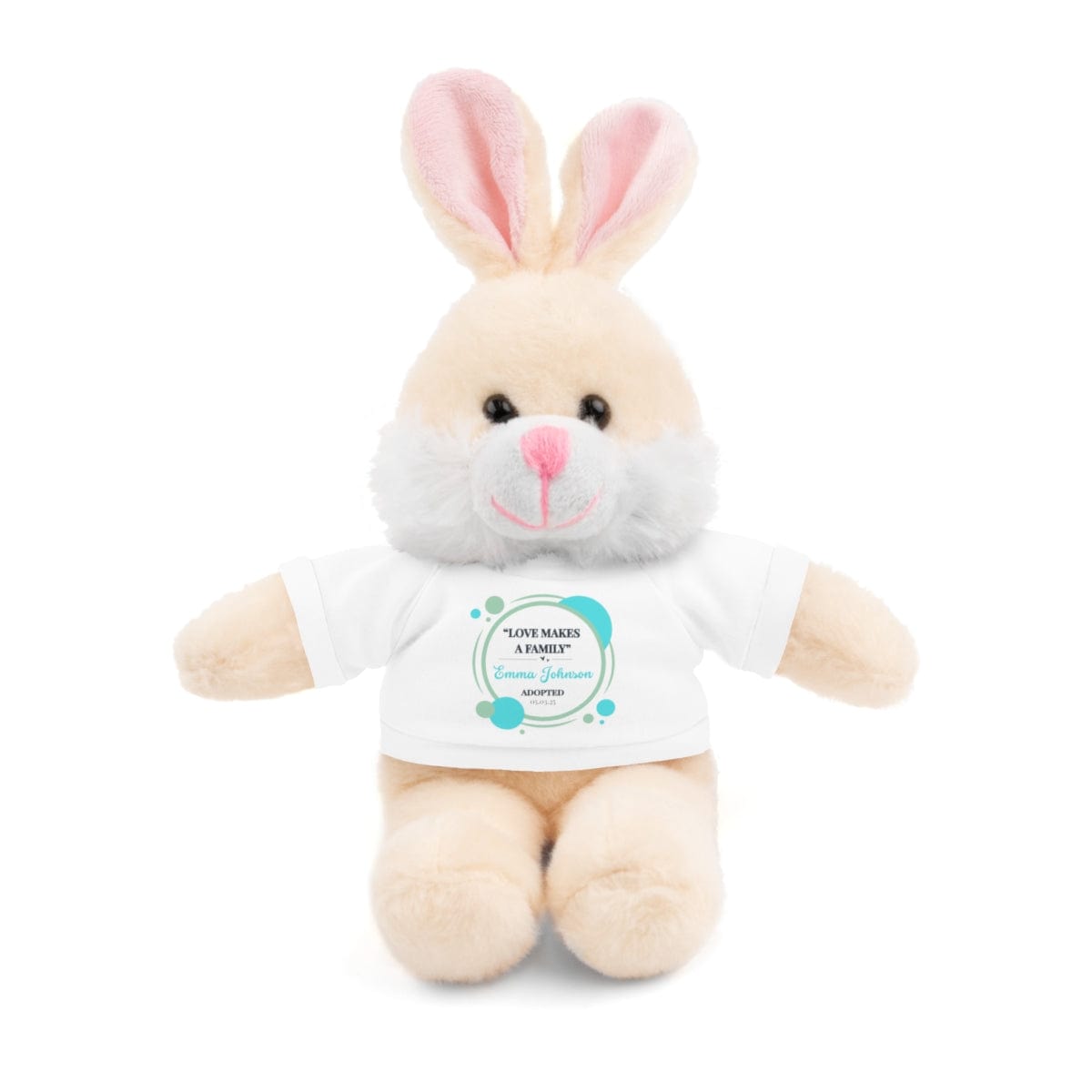 "Forever Family" Custom Adoption Plush Toy
