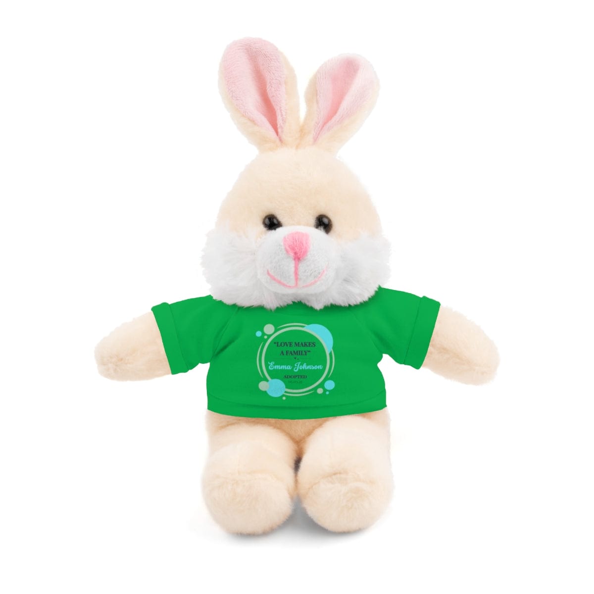"Forever Family" Custom Adoption Plush Toy